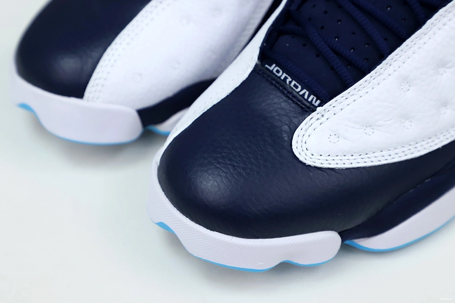 AIR RETRO JORDAN BLUE 414571-144 POWDER OBSIDIAN WHITE 13 0213